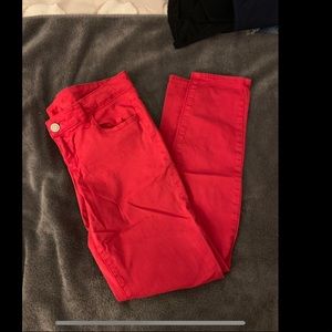 AE red jeans. Perfect condition. Stretch denim